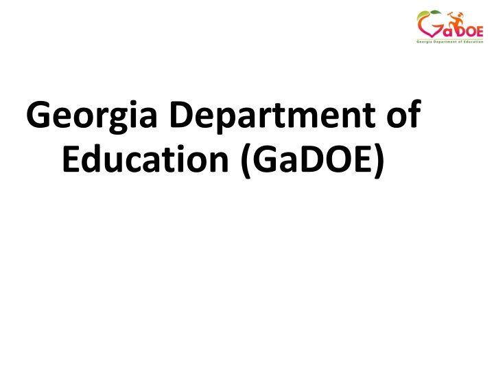 Efficient Data Sharing at GaDOE