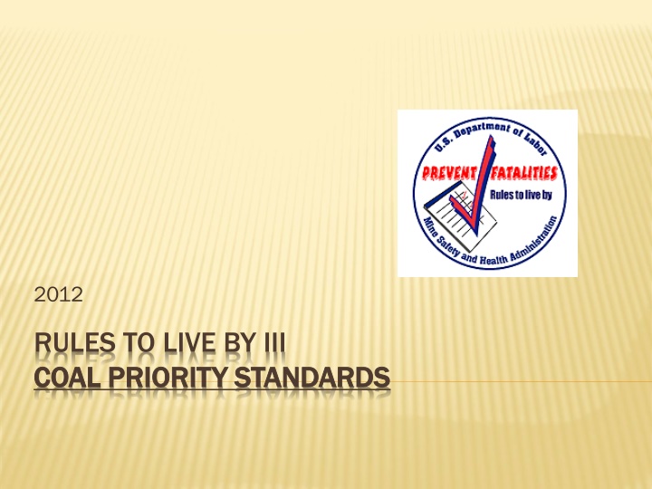 Safety Standards for Mining Operations