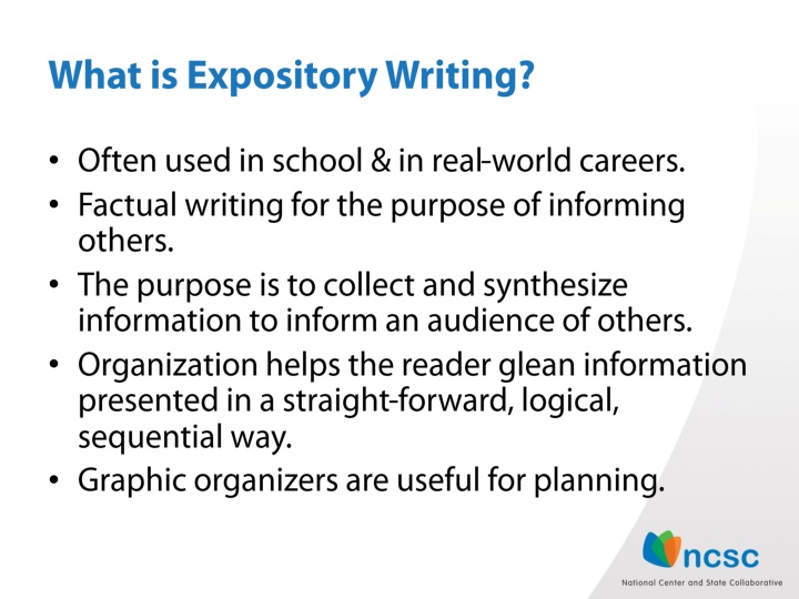 Expository Writing: Purpose and Examples