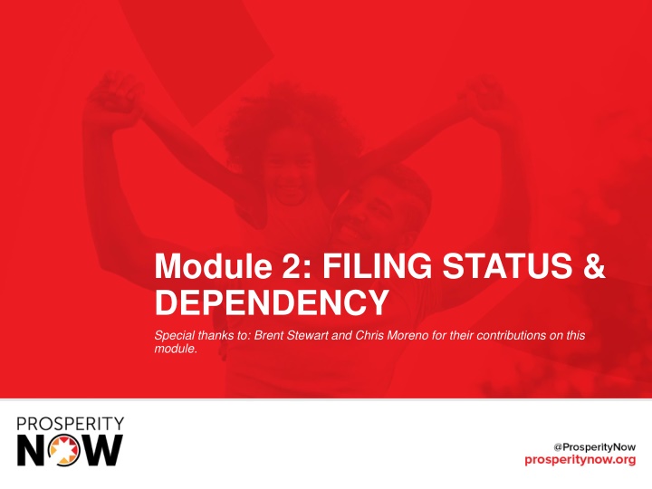Filing Status & Dependency Guidelines