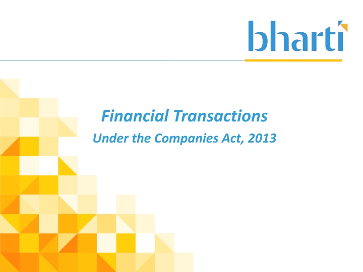 Financial Transactions