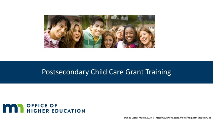 Postsecondary Child Care Grant Program