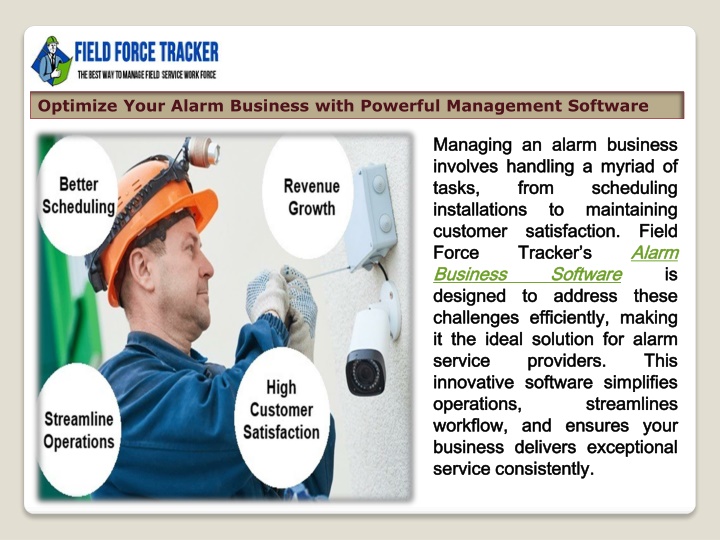 Optimize Your Alarm Business with Powerful Management Software