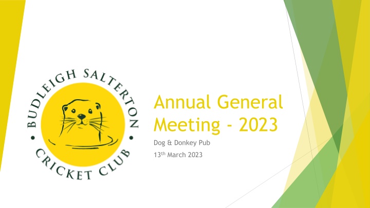 Annual General Meeting 2023 at Dog & Donkey Pub