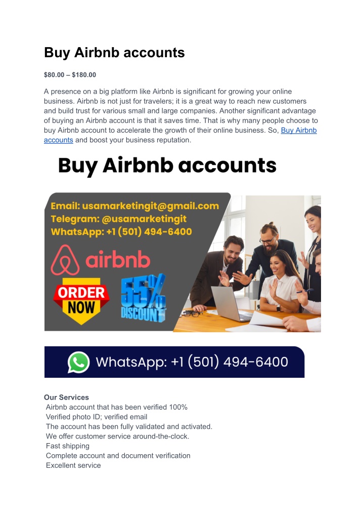 buy airbnb accounts n.w