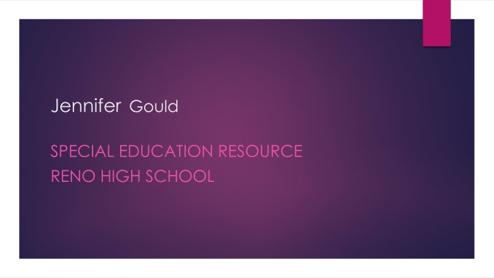 Supporting High School Students in Special Education