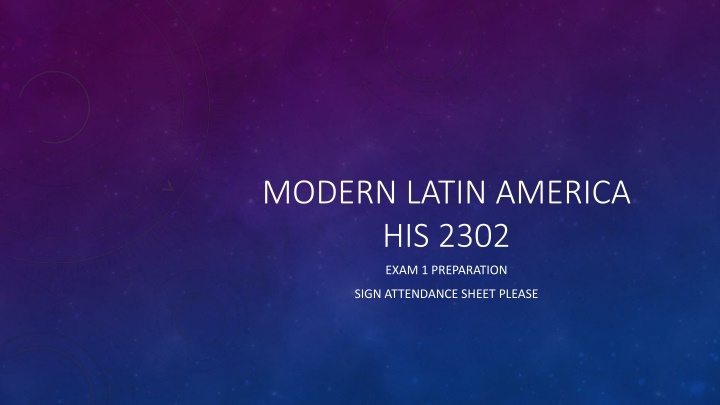 MODERN LATIN AMERICA