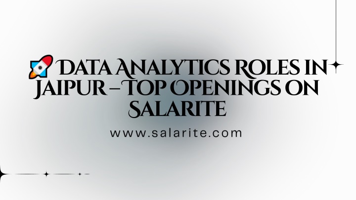 Data Analytics Roles in Jaipur – Top Openings on Salarite