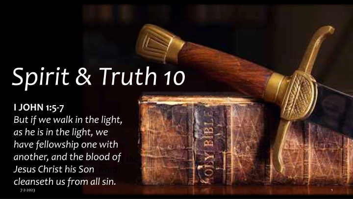Reflection on Spirit & Truth