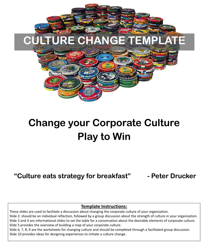 CULTURE CHANGE TEMPLATE