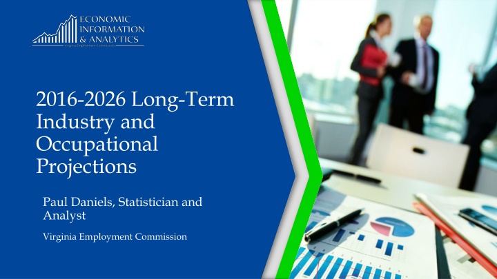Long-Term Industry and Occupational Projections 2016-2026