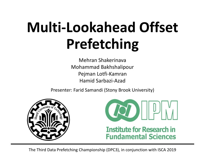 Multi-Lookahead Offset Prefetching in Data Prefetching Championship