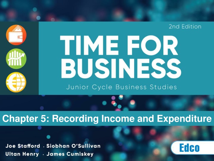 Chapter 5: Recording Income and Expenditure