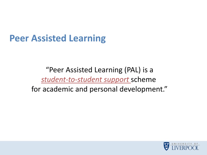 Peer Assisted Learning