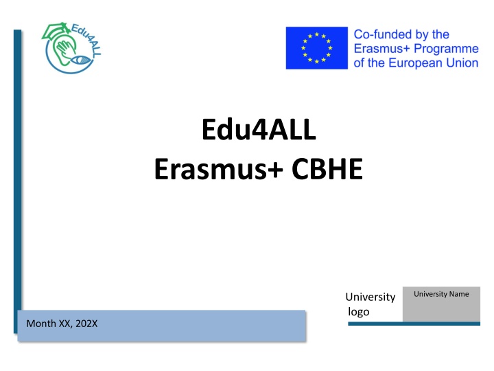 Edu4ALL - Erasmus+ CBHE University Logo Showcase