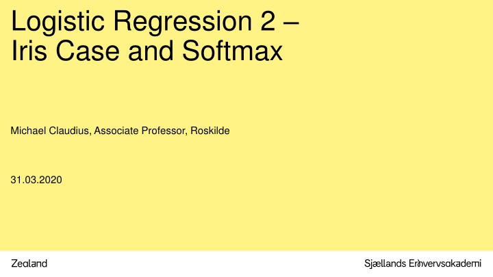 Logistic Regression 2