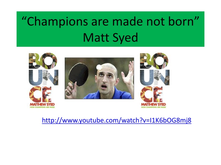 Growth Mindset and Success