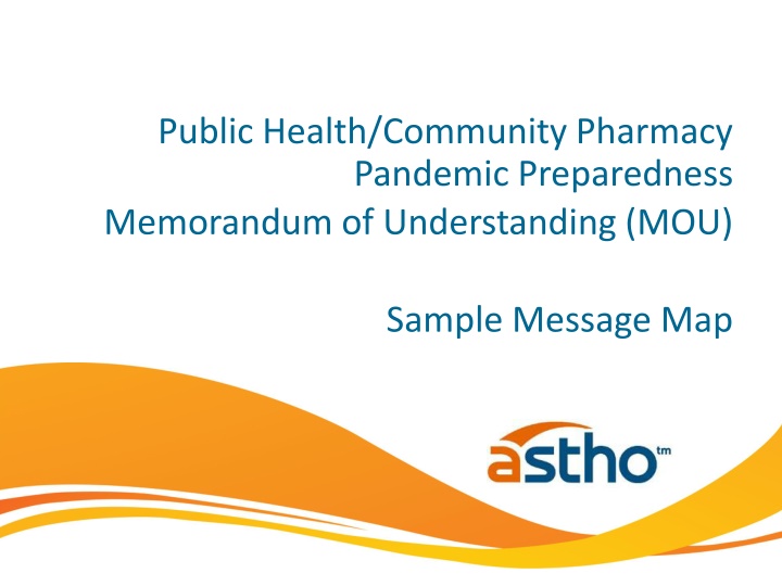 Public Health & Community Pharmacy Pandemic Preparedness