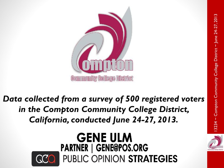 Compton Community College District Survey Insights
