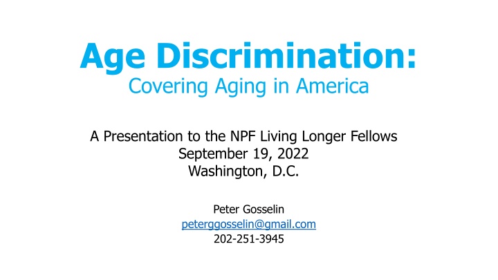 Age Discrimination: