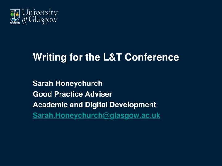 Effective Abstract Writing for Academic Conferences