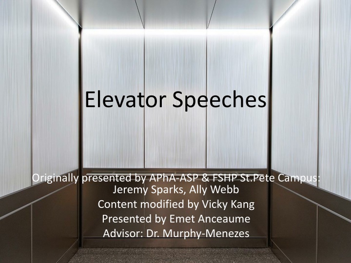 Key Elements of Effective Speeches