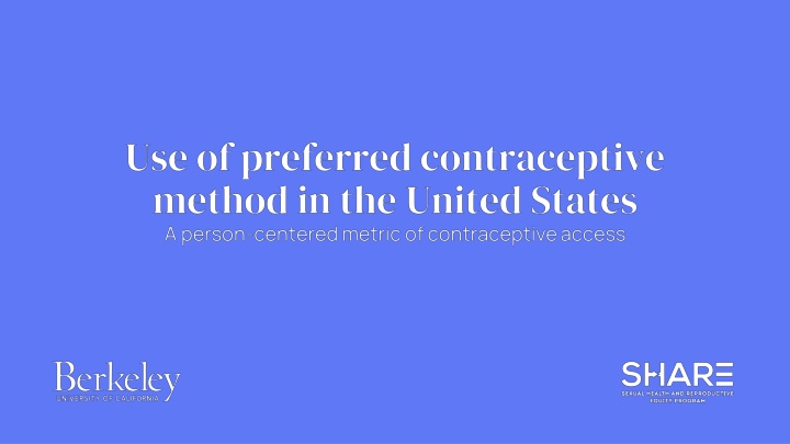Estimates of Preferred Contraceptive Method Use in the US: A Study