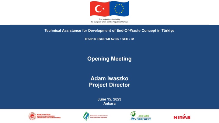 Technical Assistance for Development of End-Of-Waste Concept in Türkiye