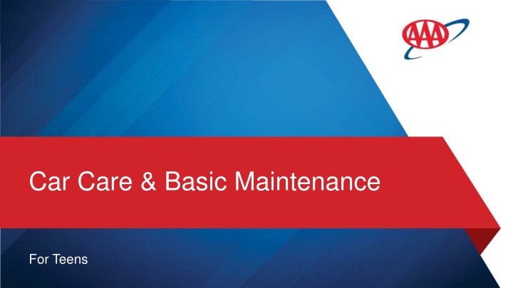 Teen's Car Care & Maintenance Tips