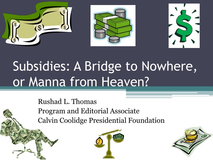 The Subsidy Debate: Bridge to Nowhere or Economic Boost?