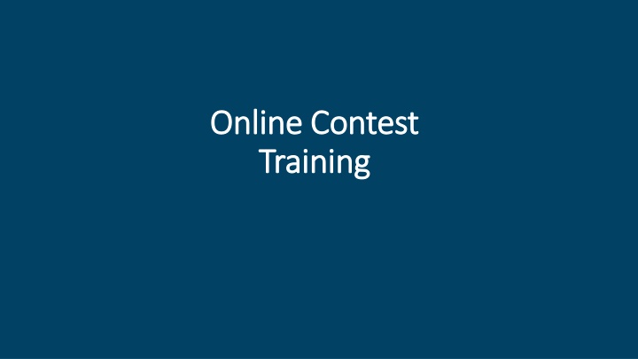 Online Contest Training - Zoom Master, Breakout Rooms, Muting & Video