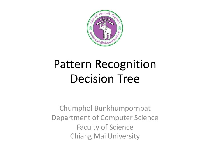 Pattern Recognition and Decision Trees in Data Science
