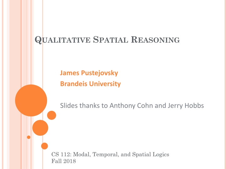 QUALITATIVE SPATIAL REASONING