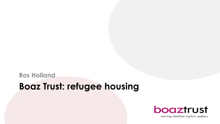 Boaz Trust: refugee housing