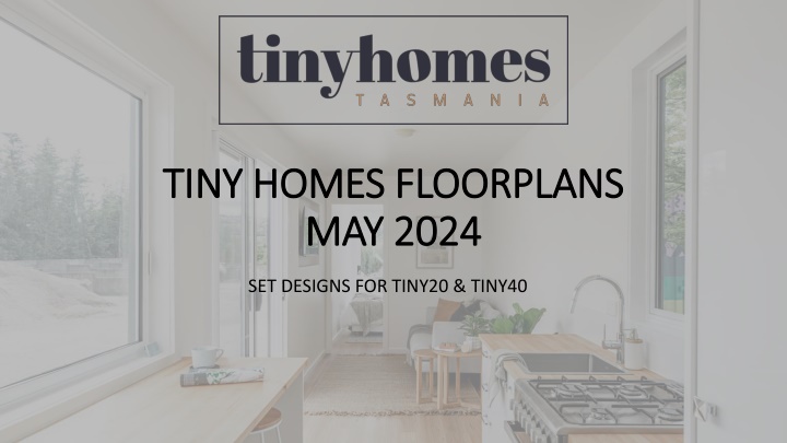 Tiny Homes Floorplans & Designs - Set for Tiny20 & Tiny40