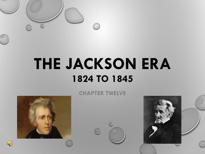 The Jackson Era: 1824-1845 - Chapter Twelve