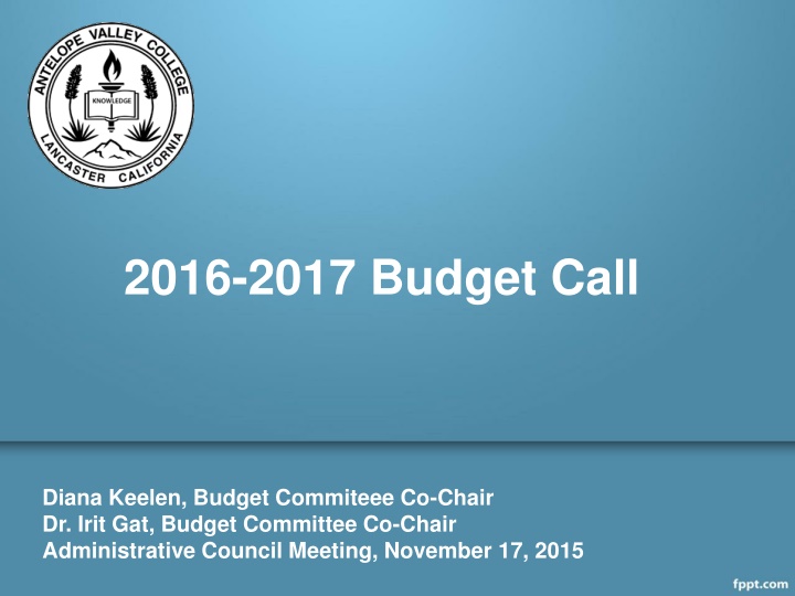 Budget Requests Summary and Resource Allocation Process