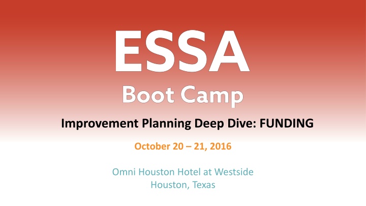 Funding and Planning for School Improvement