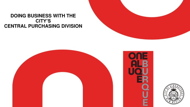 Doing Business with City's Central Purchasing