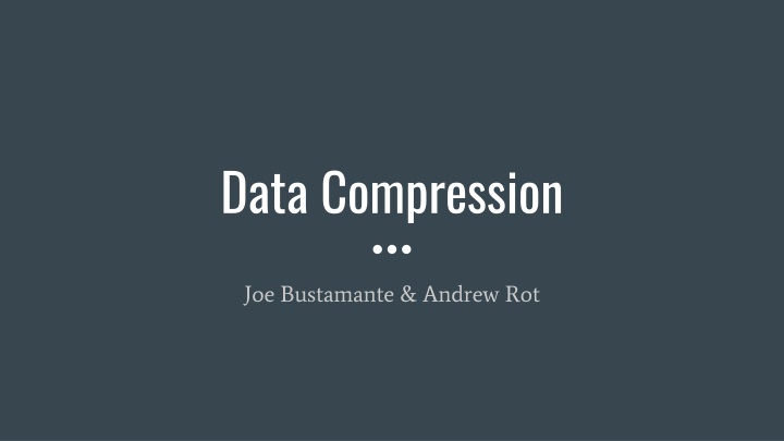 Data Compression