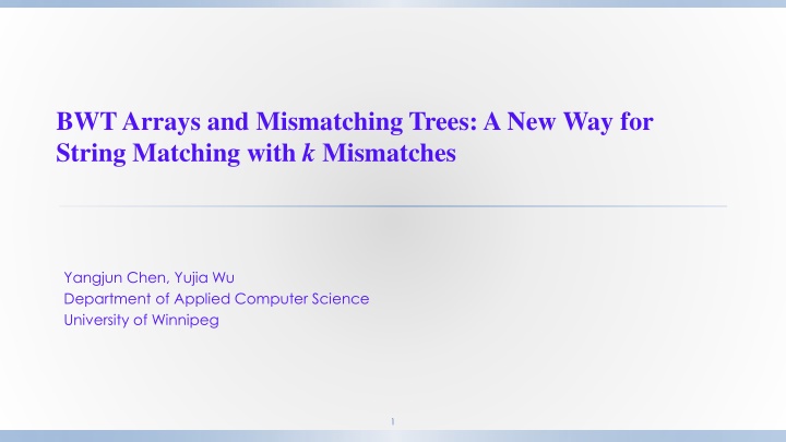 String Matching with Mismatches: An Innovative Approach