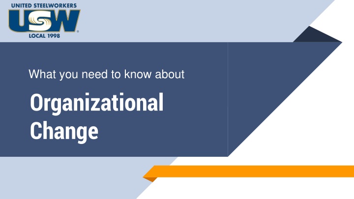 Organizational Change