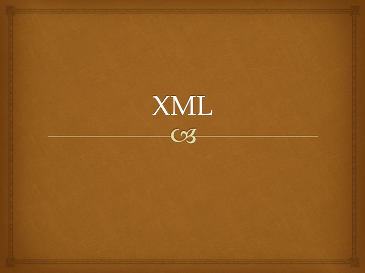 XML