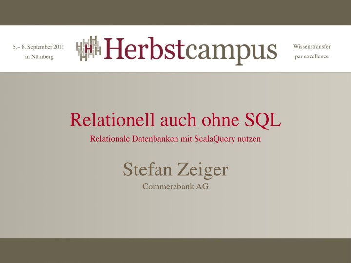 Using ScalaQuery to Work with Relational Databases