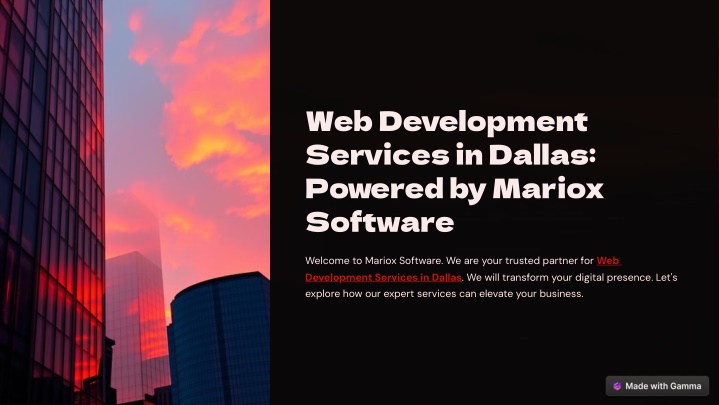 web development services in dallas powered n.w