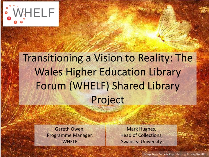 Transitioning a Vision to Reality: The WHELF Shared Library Project