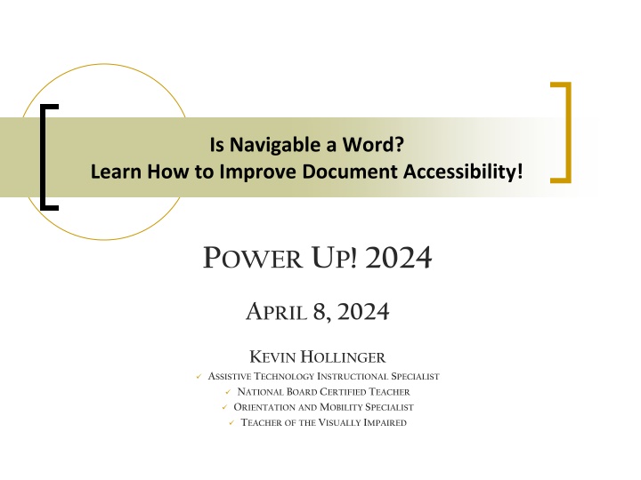 Enhancing Document Accessibility for All Users