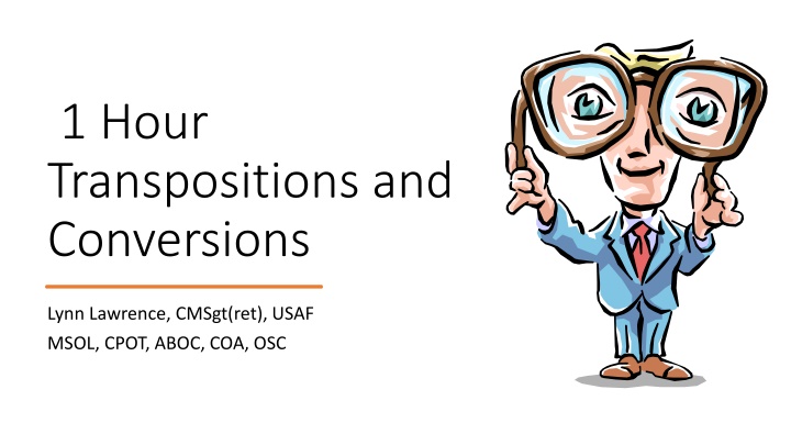 Optometric Math and Prescription Components