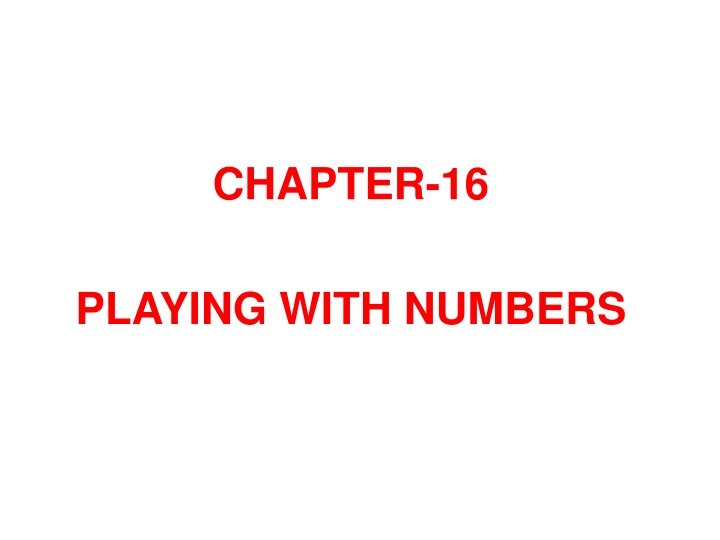 Playing with Numbers: Understanding Digits and Codes
