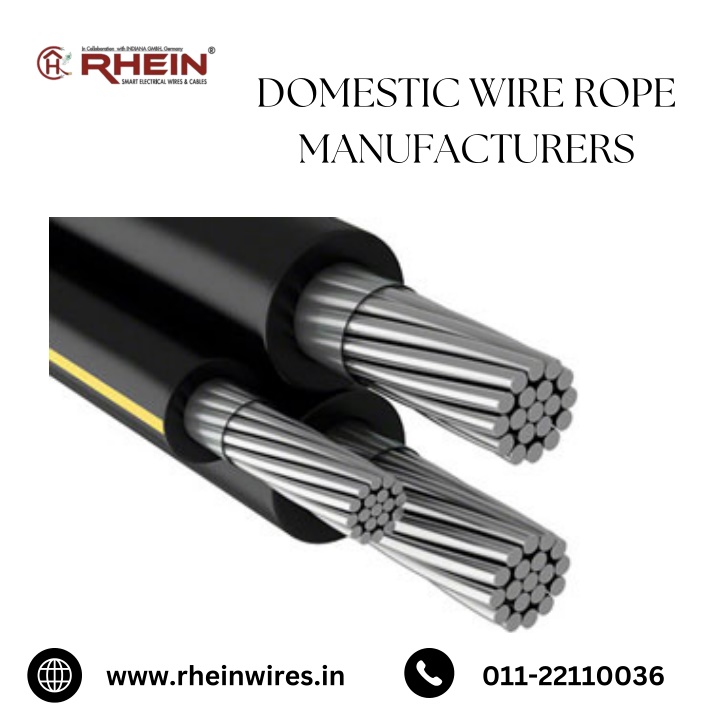 domestic wire rope manufacturers n.w